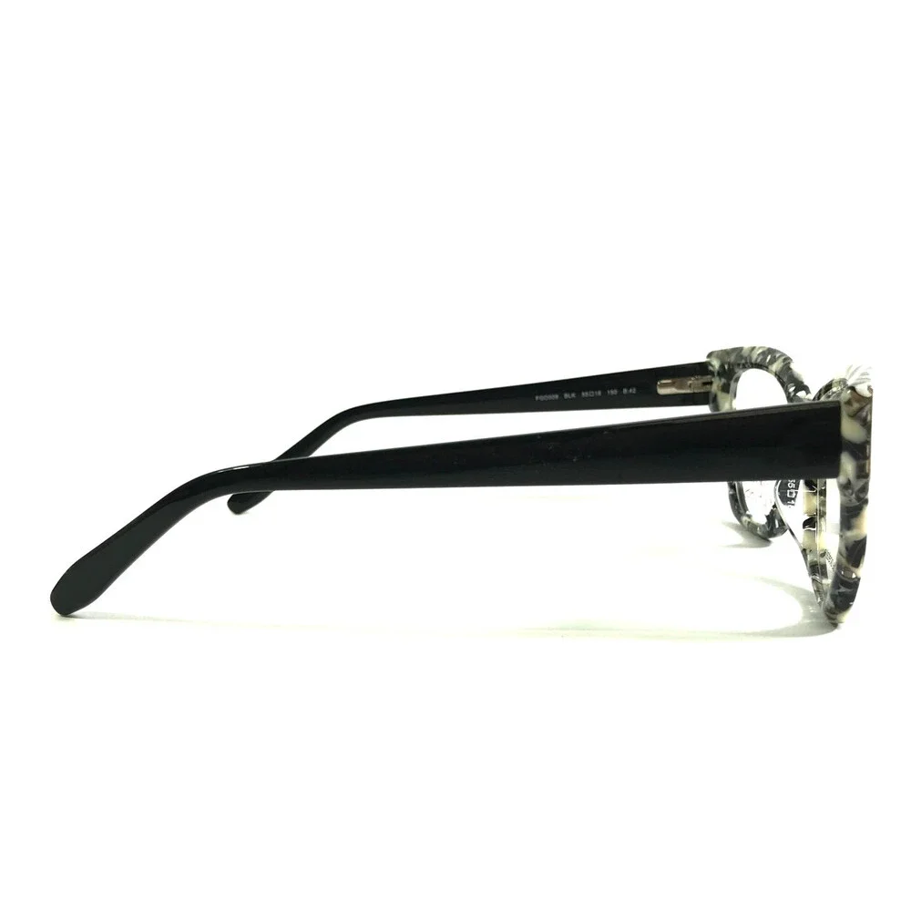 Fit For A Goddess Eyeglasses Frames FGO009 BLK Black Ivory Cat Eye 55-18-150